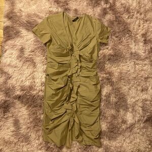 Vera Wang Size 2 Ruched Dress